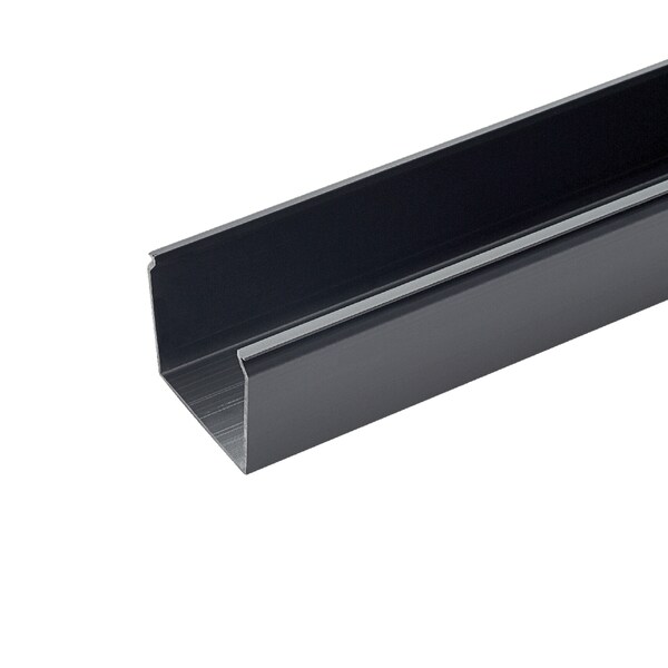 Base Raceway, FS6 Series, 1 Channel, 6-1/4 in W, 4.15 in H, 6 ft L, Black, 6 PK